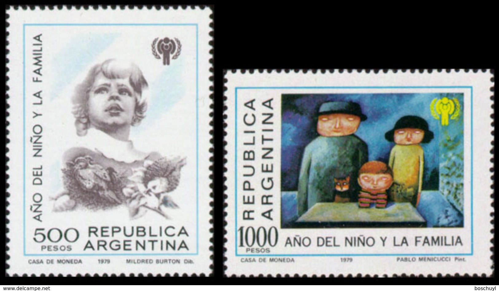 Argentina, 1979, International Year Of The Child, MNH Perforated Set, Michel 1427-1428 - Altri & Non Classificati