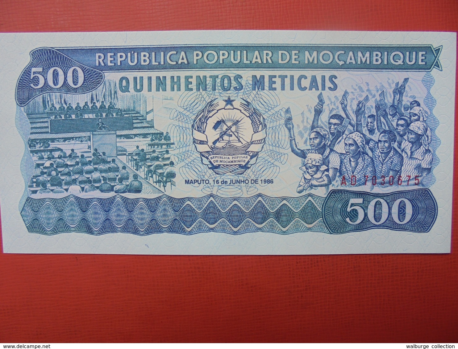 MOZAMBIQUE 500 METICAIS 1986 PEU CIRCULER/NEUF - Mozambique