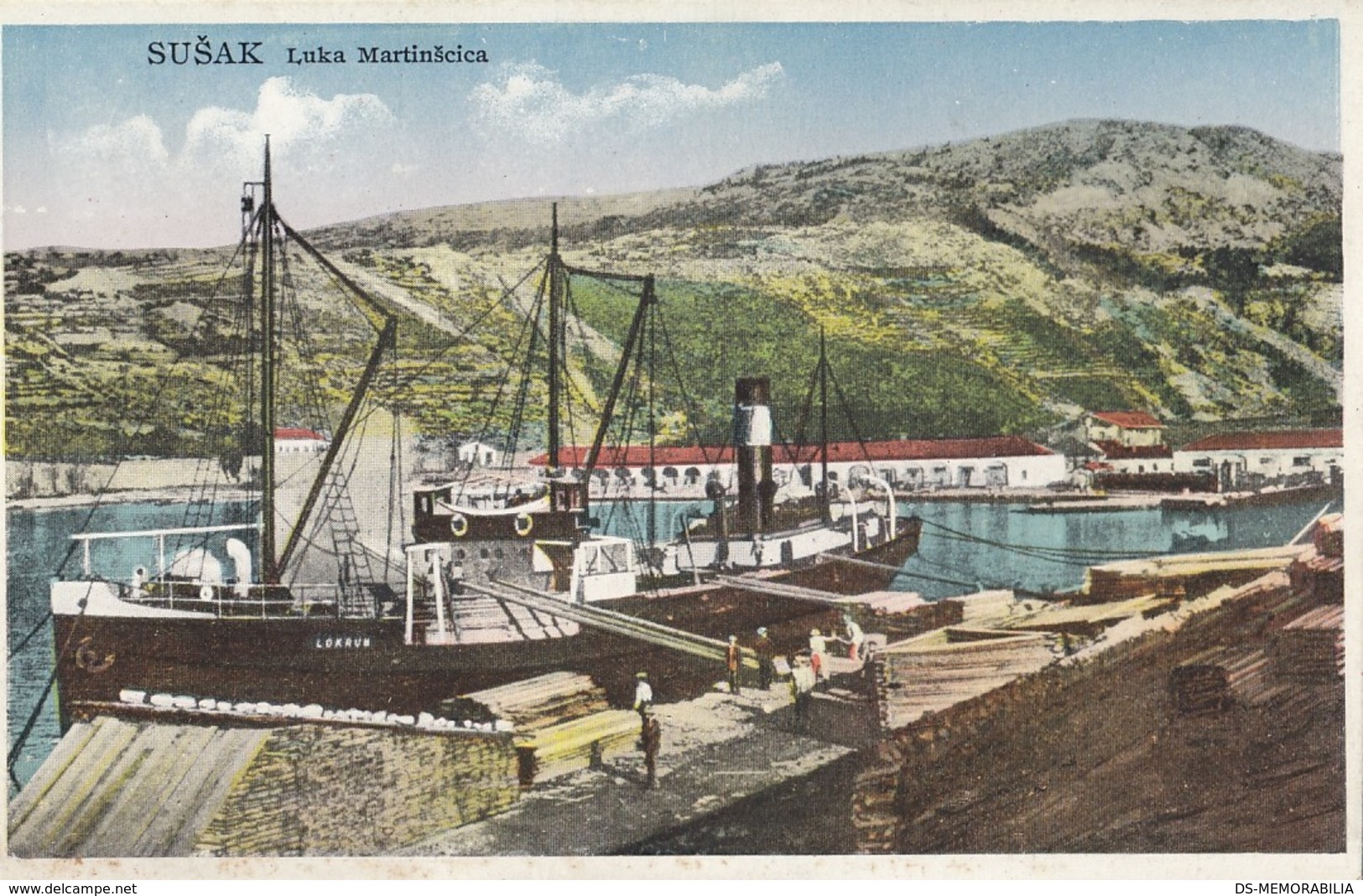 Sušak Martinšćica - Luka , Port Harbour Hafen , Ship Lokrum - Croatia