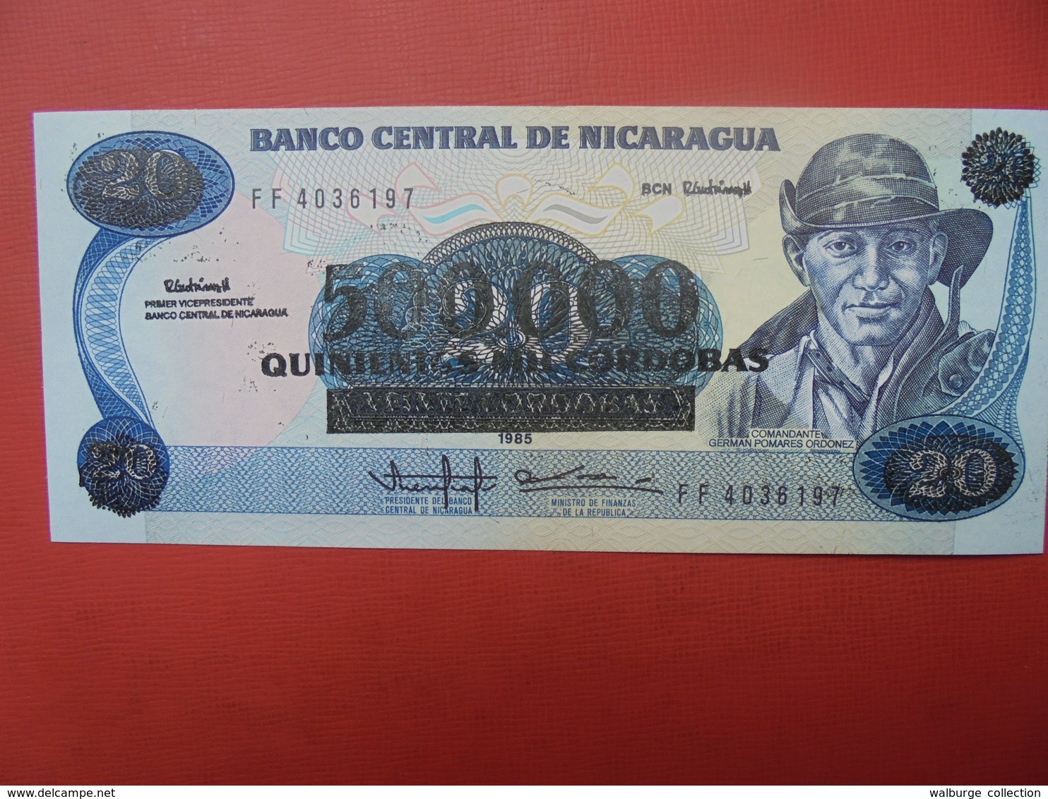 NICARAGUA 500.000/20 CORDOBAS 1990 PEU CIRCULER/NEUF - Nicaragua