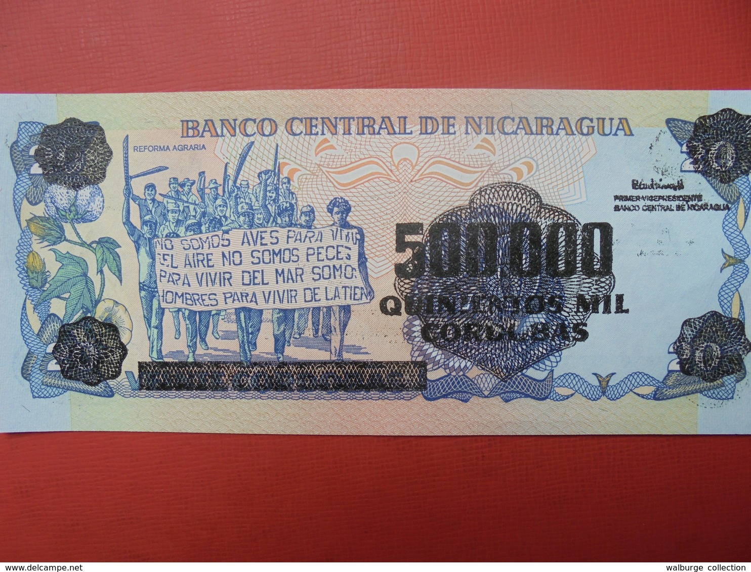 NICARAGUA 500.000/20 CORDOBAS 1990 PEU CIRCULER/NEUF - Nicaragua