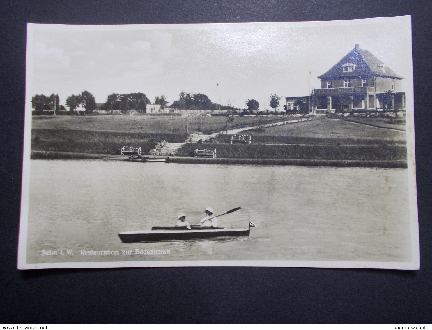 Carte Postale - ALLEMAGNE - Selm L.W. Restauration Zur Badeanstalt (2784) - Autres & Non Classés