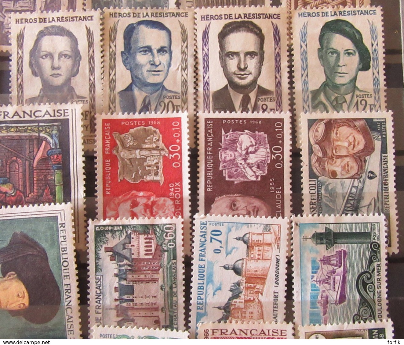France - Lot de timbres divers et variés, toutes époques - Neufs* dont Sage (3c), Blanc, Mouchon, etc...