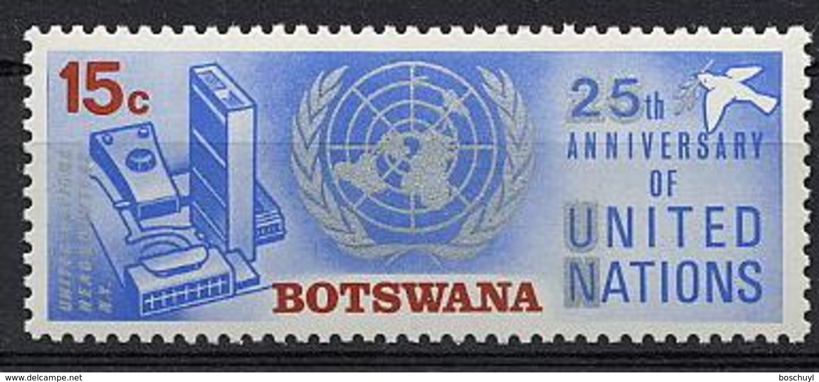 Botswana, 1970, United Nations 25th Anniversary, MNH, Michel 66 - Botswana (1966-...)