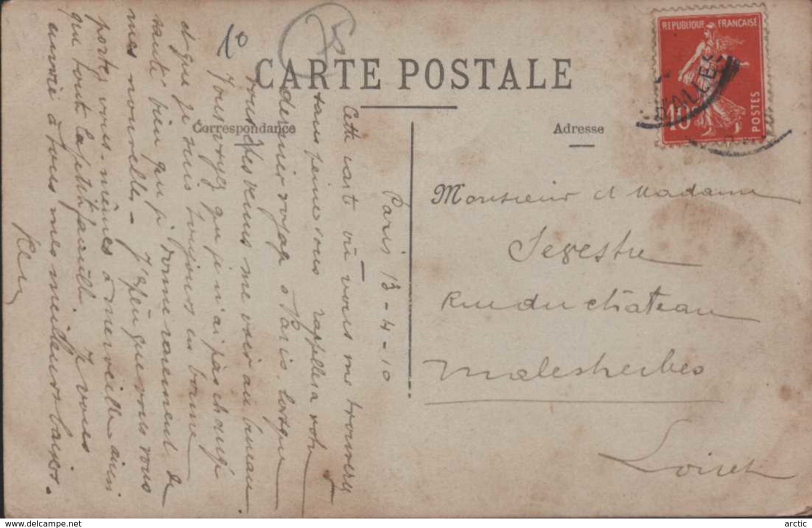 Paris Véhicule Postal "La Burie Châssis  9500" Devant Les Bureaux De Poste - Other & Unclassified