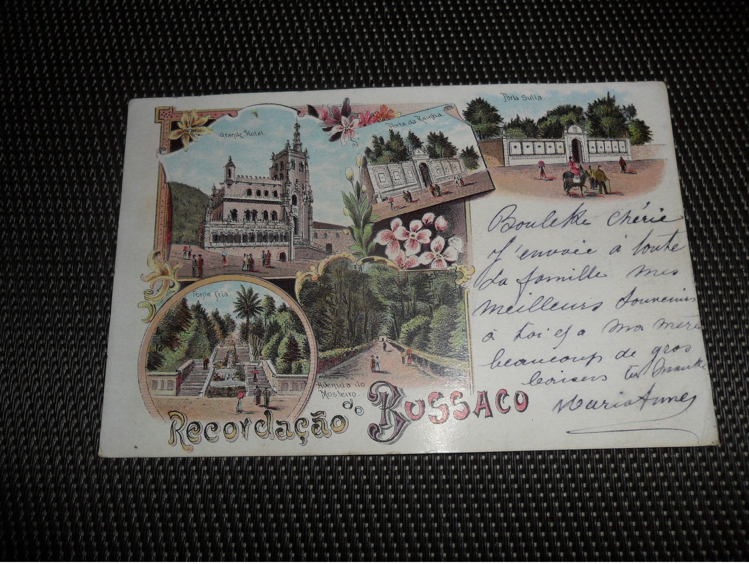 Portugal  Recordaçao Do Bussaco  -  Litho 1899 - Andere & Zonder Classificatie