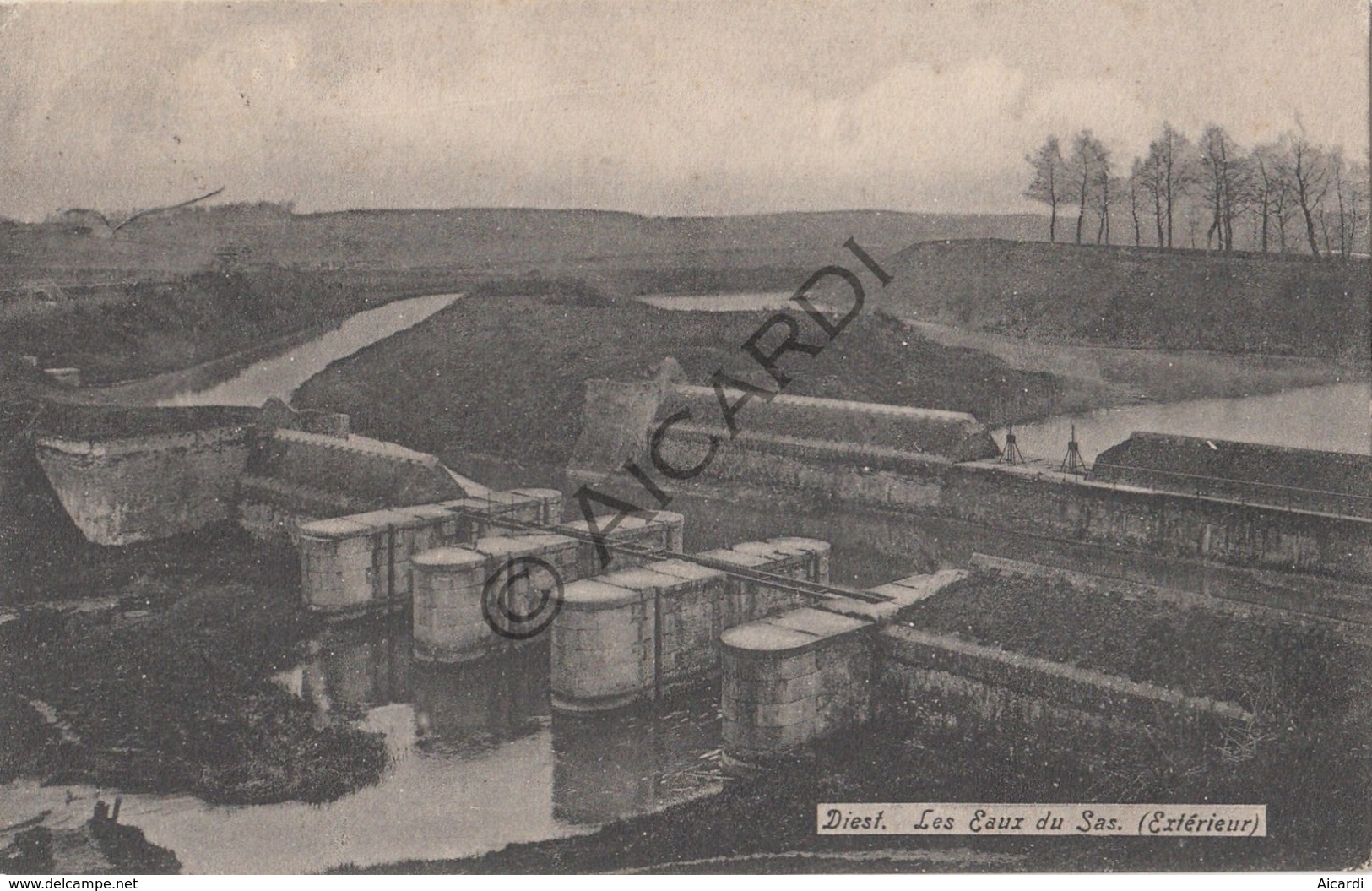 Postkaart/Carte Postale ) DIEST Les Eaux Du Sas (Verschueren-Antwerpen) (C428) - Diest