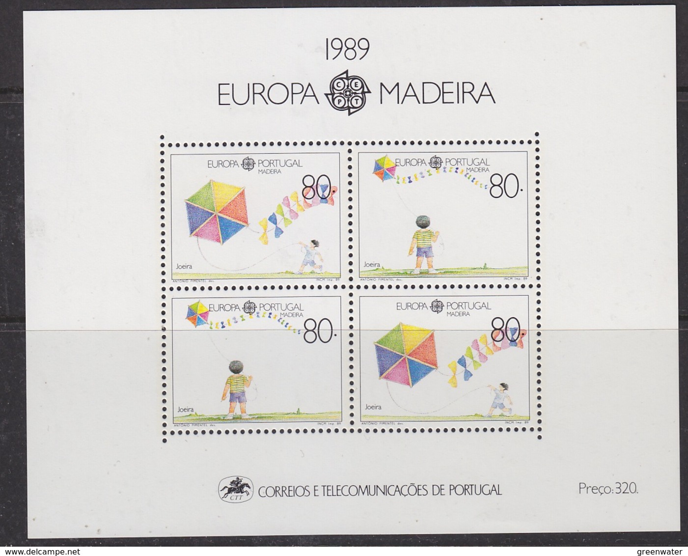 Europa Cept 1989 Madeira M/s ** Mnh (42891) - 1989