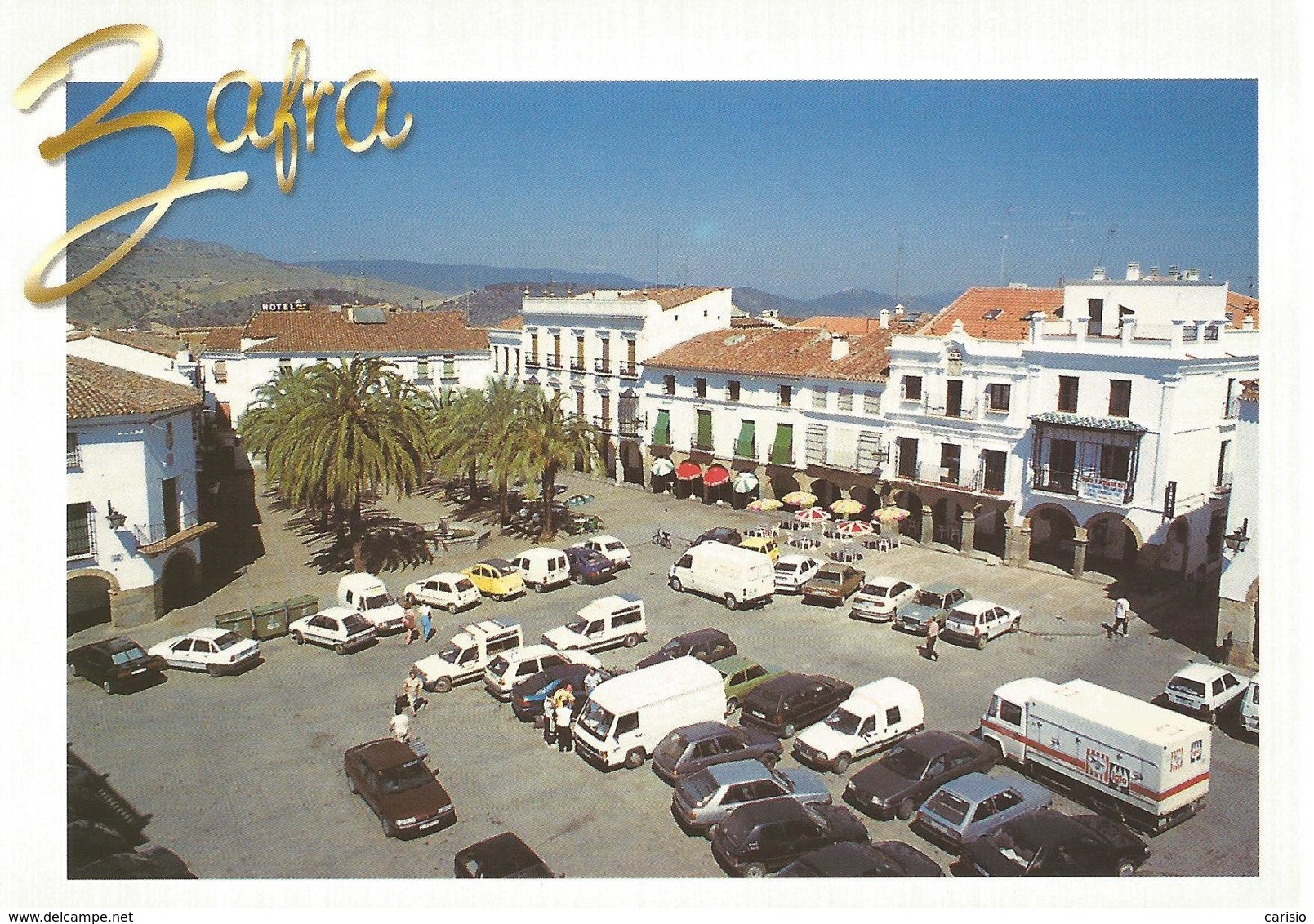 ZAFRA TARJETA POSTAL “PLAZA MAYOR”. ED. ARRIBAS - Autres & Non Classés