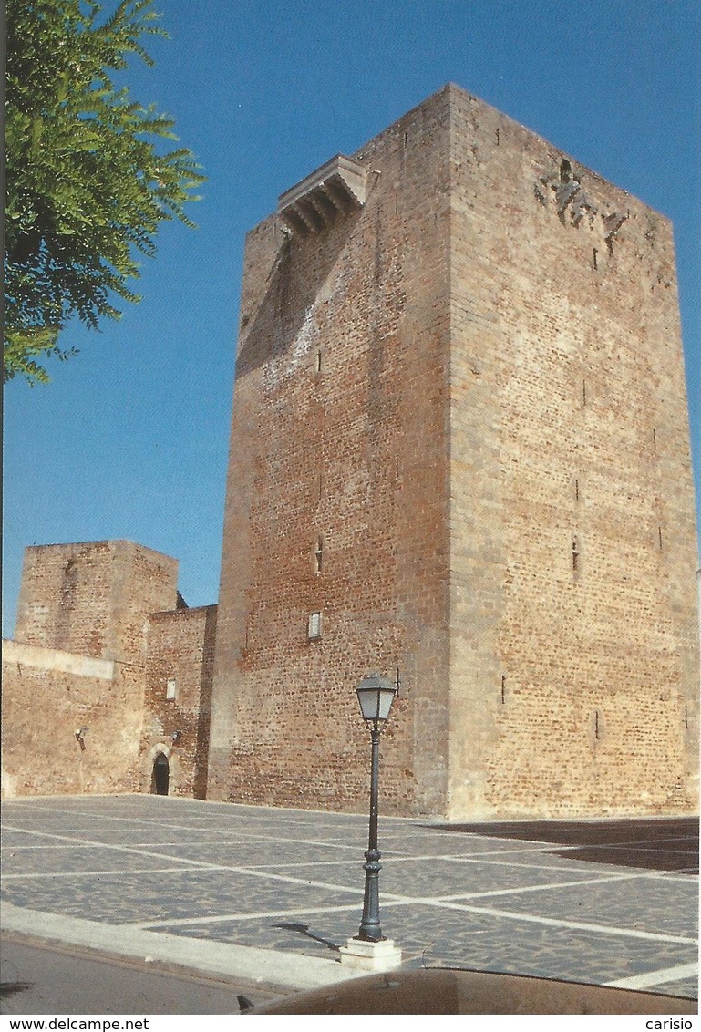 OLIVENZA CASTILLO TARJETA POSTAL “TORRE DEL HOMENAJE”. ED. HERLOGAR - Altri & Non Classificati