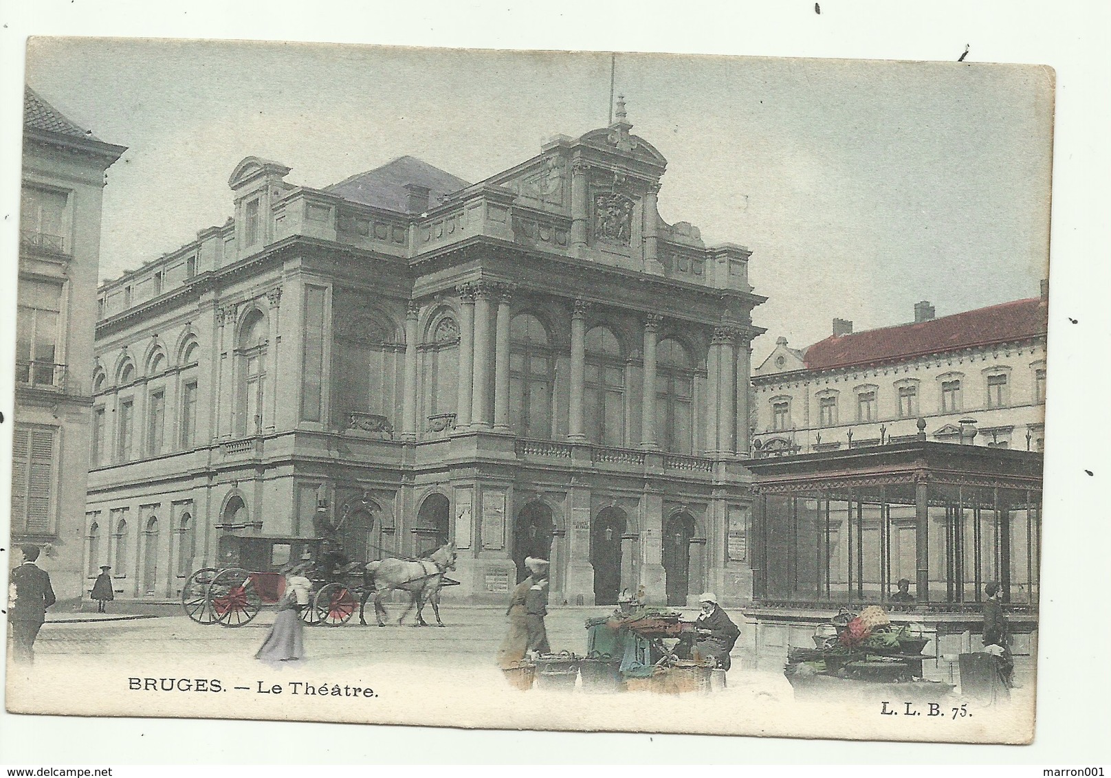 Bruges - Le Theatre - Marktdag - Brugge