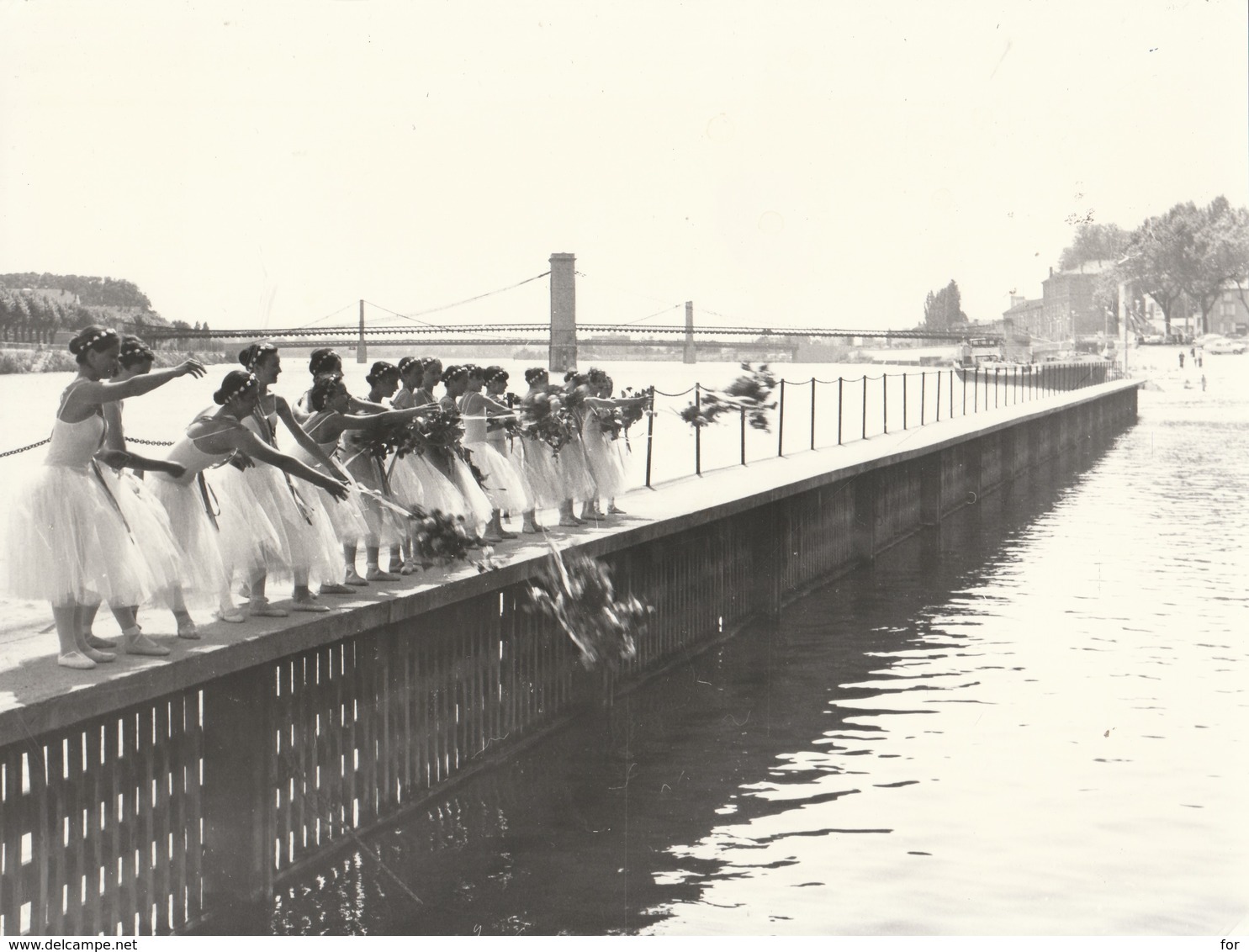 Photo. Professionnelle : Tournon - Ardèche - Majorettes De Valence - Les Cygnes : Offrande Au Rhone - Féte De Printemps - Lieux