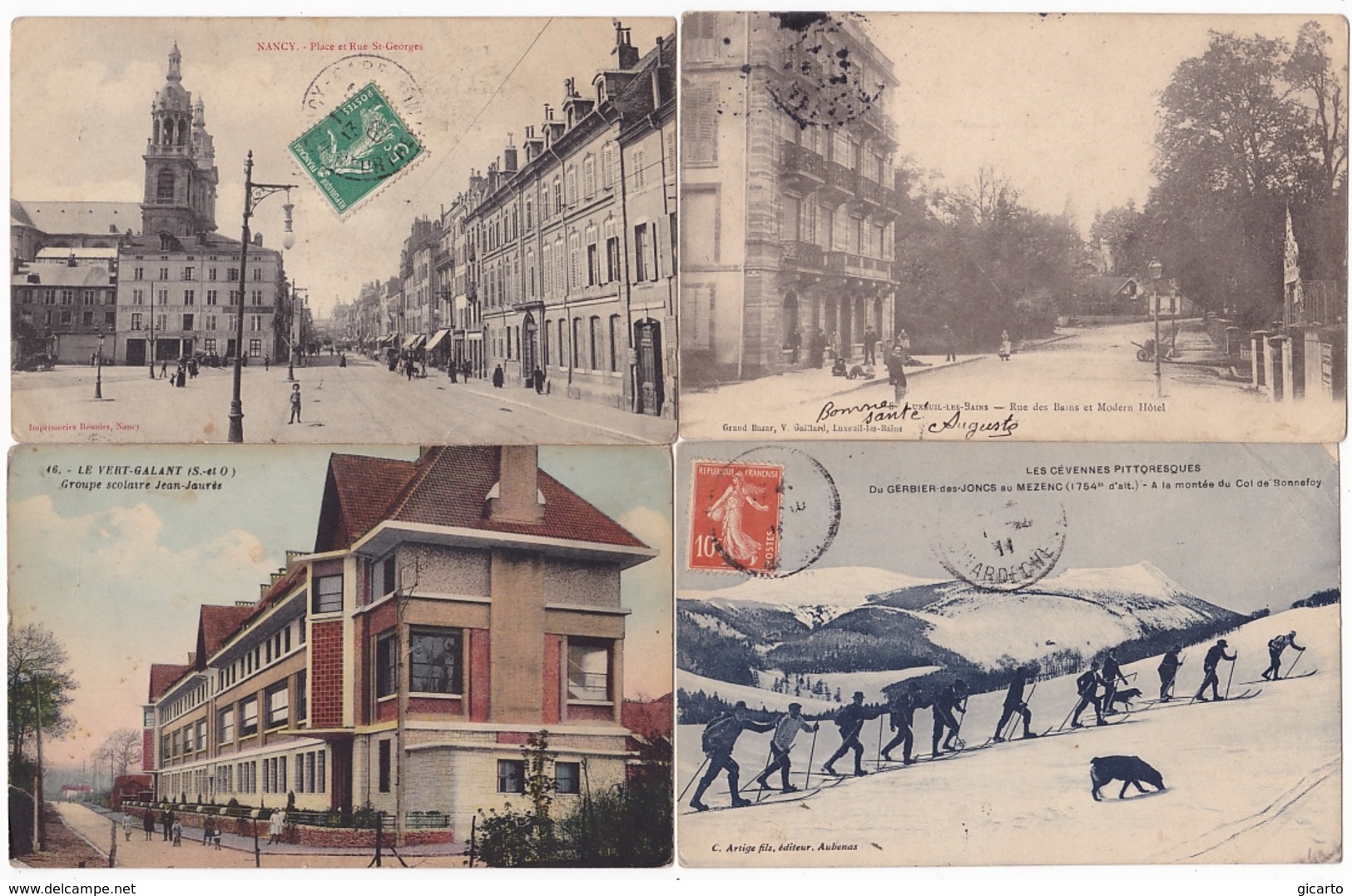 Lot De 280 Petites Cartes - 5 - 99 Postcards