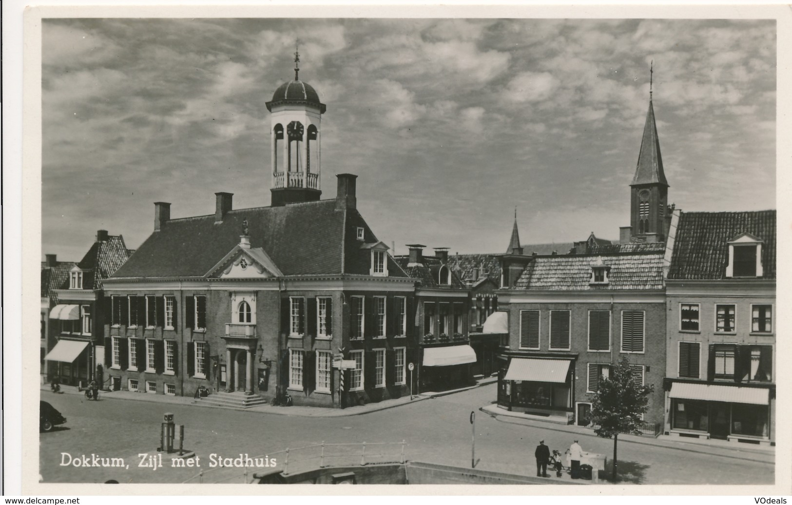 CPSM - Pays-Bas -   Dokkum - Zijl Met Stadhuis - Dokkum