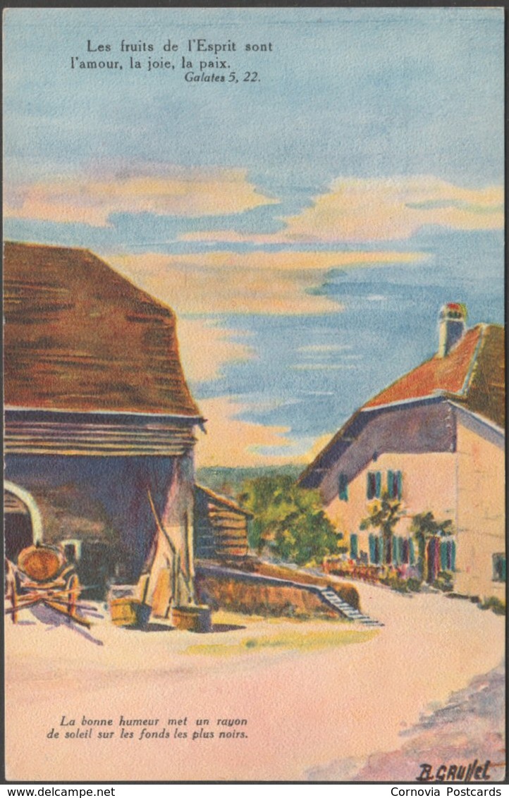 Au Motty, Ecublens, Vaud, C.1920s - HG Gruffel CPA - Écublens