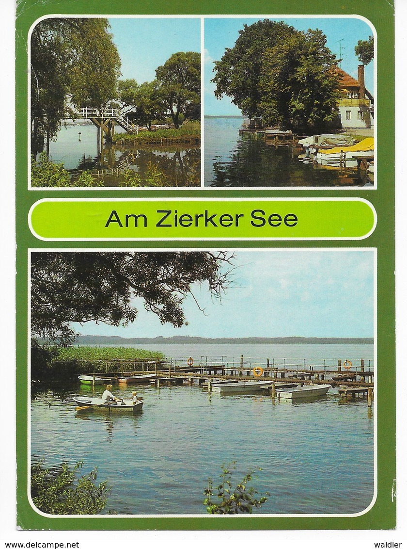 2080  NEUSTRELITZ  -  AM ZIERKER SEE    1989 - Neustrelitz