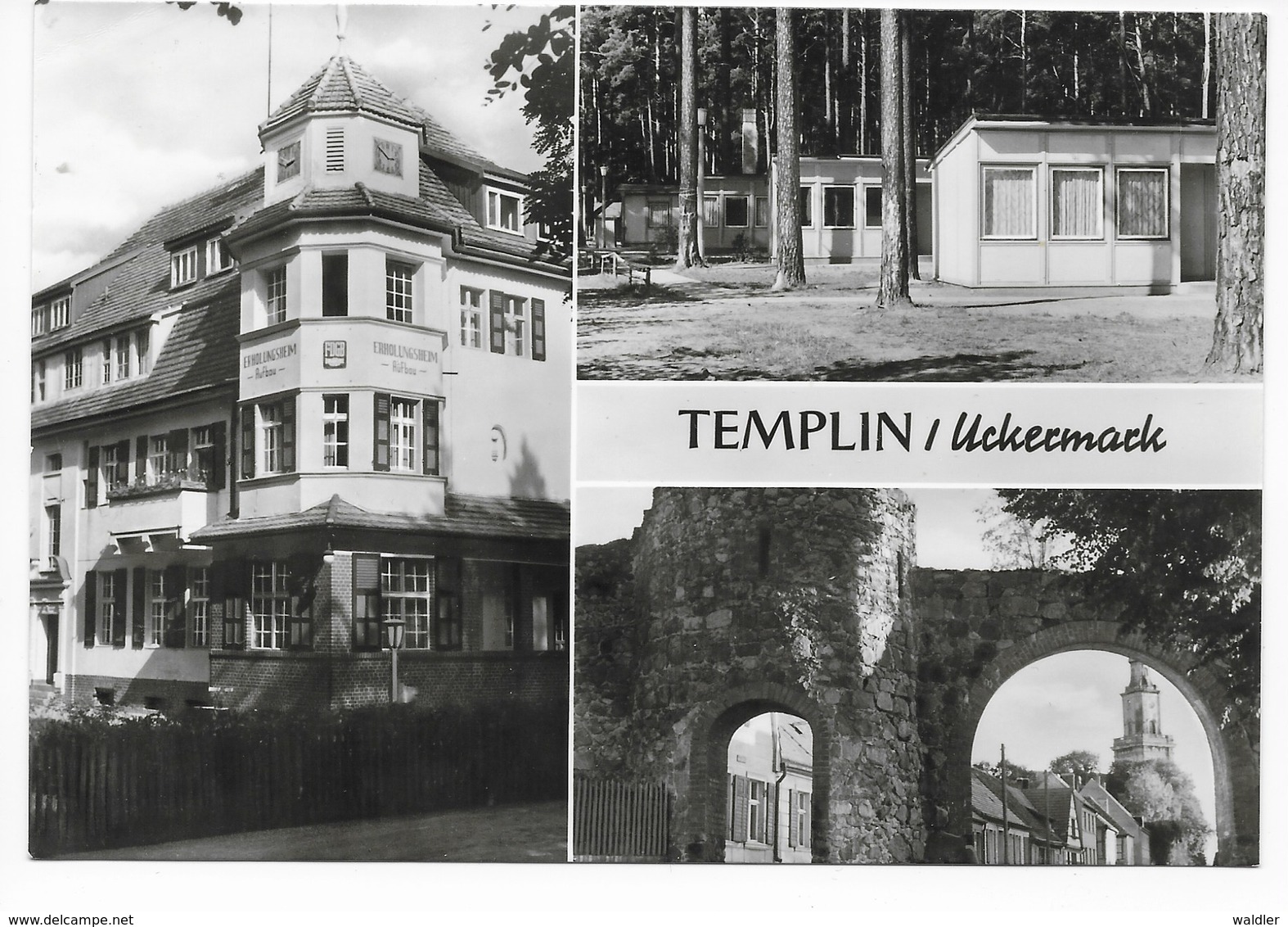 2090  TEMPLIN -    FDGB ERHOLUNGSHEIM  "AUFBAU"   1977 - Feldberg