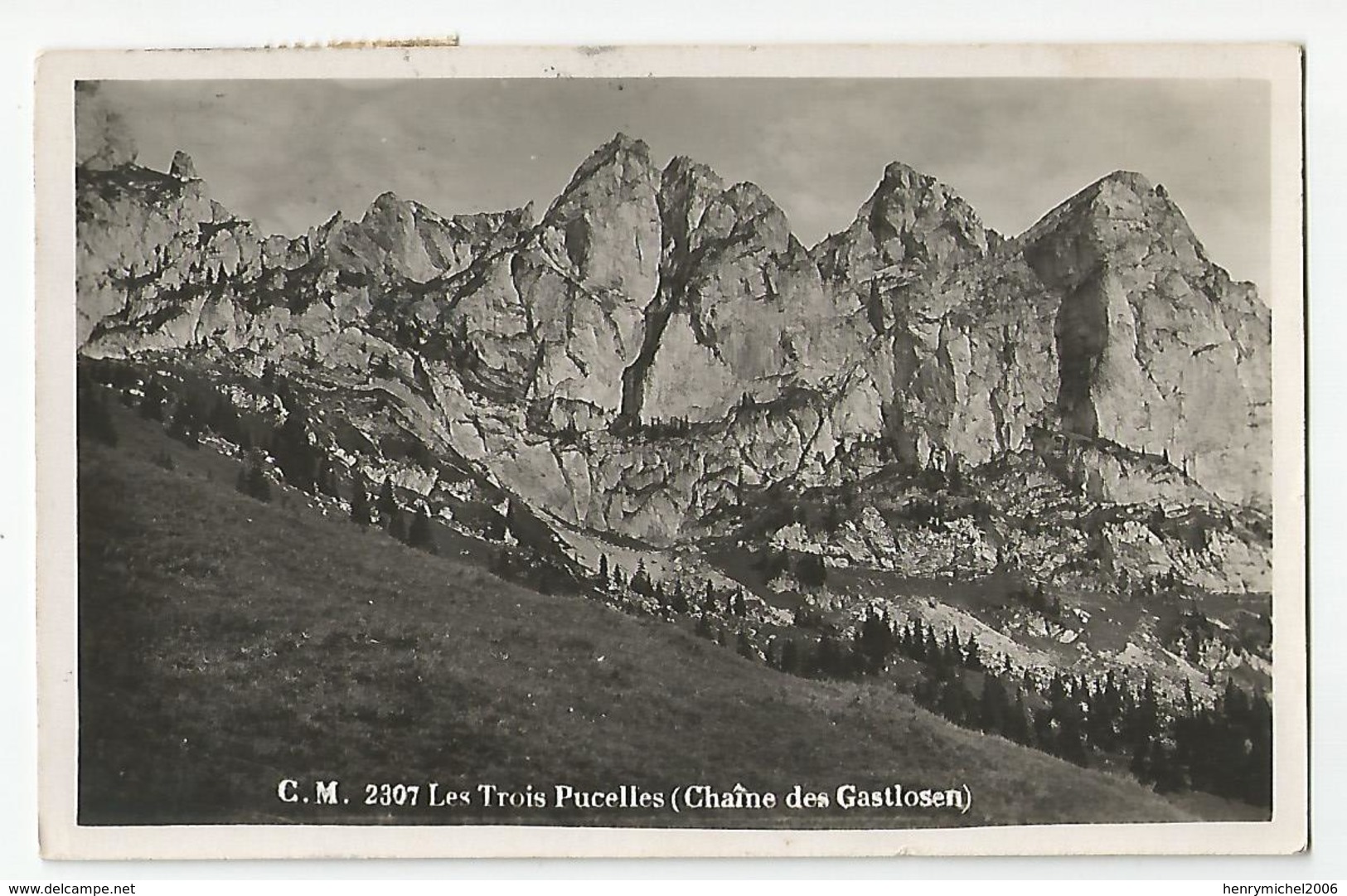 Suisse Fribourg Les Trois Pucelles Chaine Des Gastlosen Ed Morel Bulle - Bulle