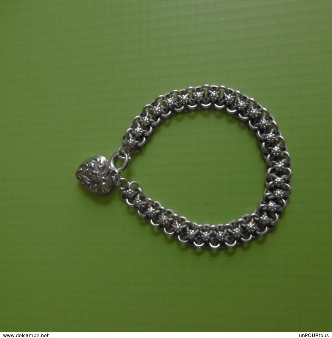 Bracelet En Argent Massif Poids:12.7 Grammes.longueur:19,5 Cm. - Bracelets