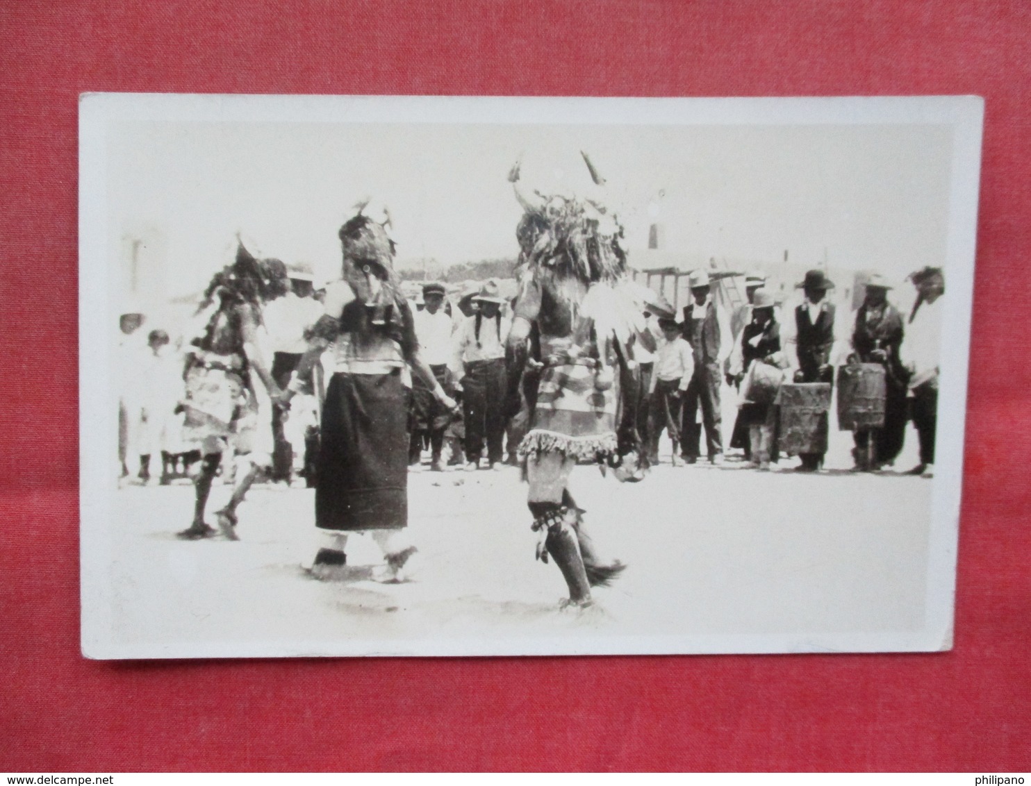 RPPC Buffalo Dance Of The Navajos   Ref 3385 - Native Americans