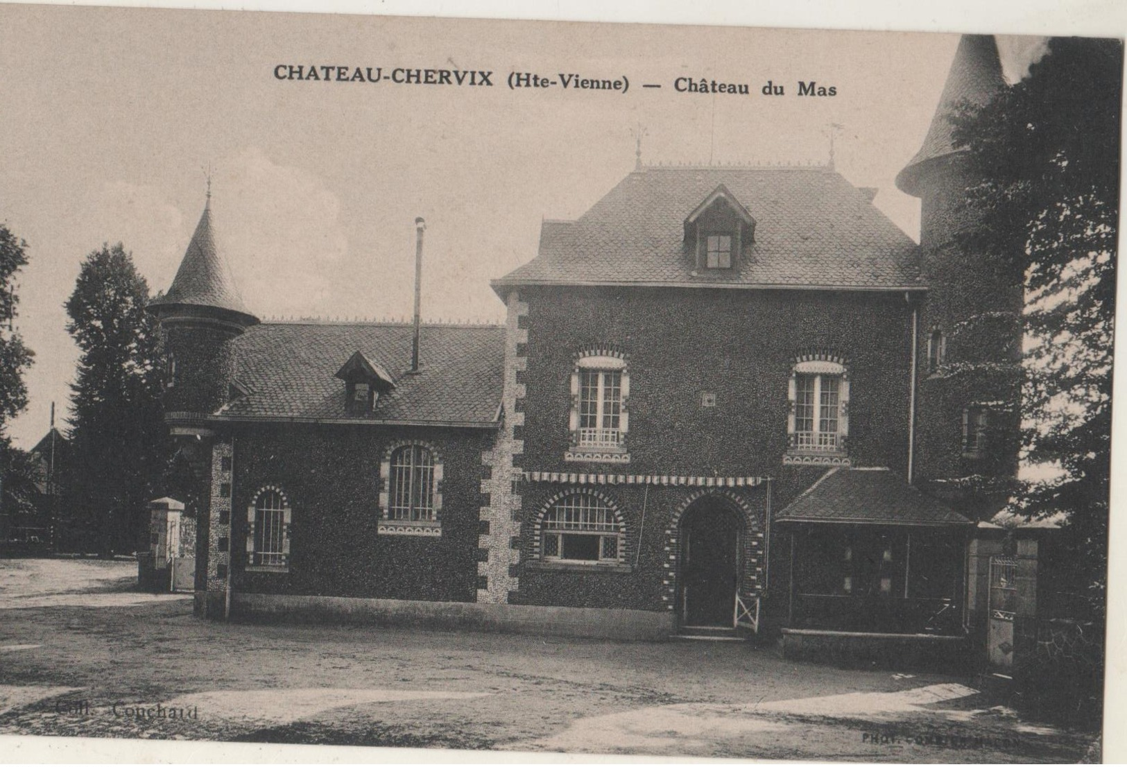 CPA 87 CHATEAU-CHERVIX. Château Du Mas - Autres & Non Classés