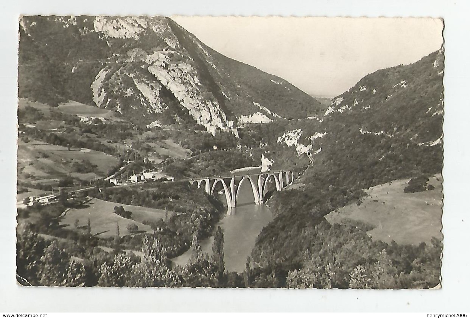 Ain 01 - Le Viaduc De Longeray Et Le Fort De L'écluse Cachet Pointillé Challex Ed Michaux Bellegrade - Non Classés