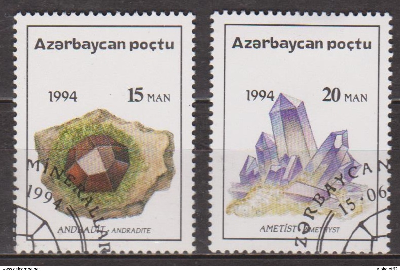 Ressources Minières - AZERBAIDJAN - Minéraux: Andradite, Améthyste - N° 138-139 - 1994 - Azerbaïdjan