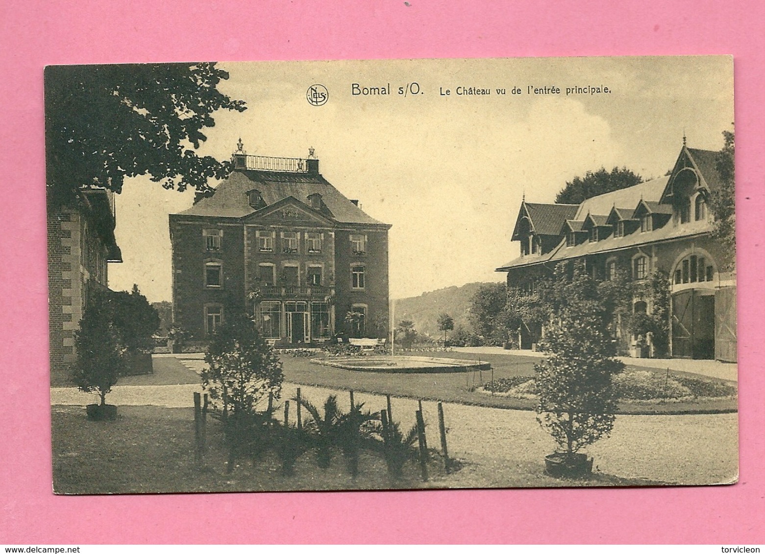 C.P.  Bomal-sur-Ourthe  =  Le  Château Vu De L'entrée  Principale - Durbuy