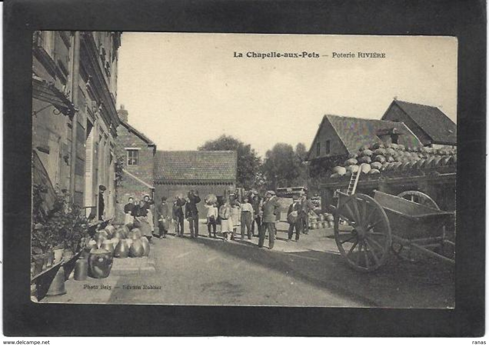 CPA Oise 60 La Chapelle Aux Pots Poterie Métier Commerce Shop Non Circulé - Other & Unclassified