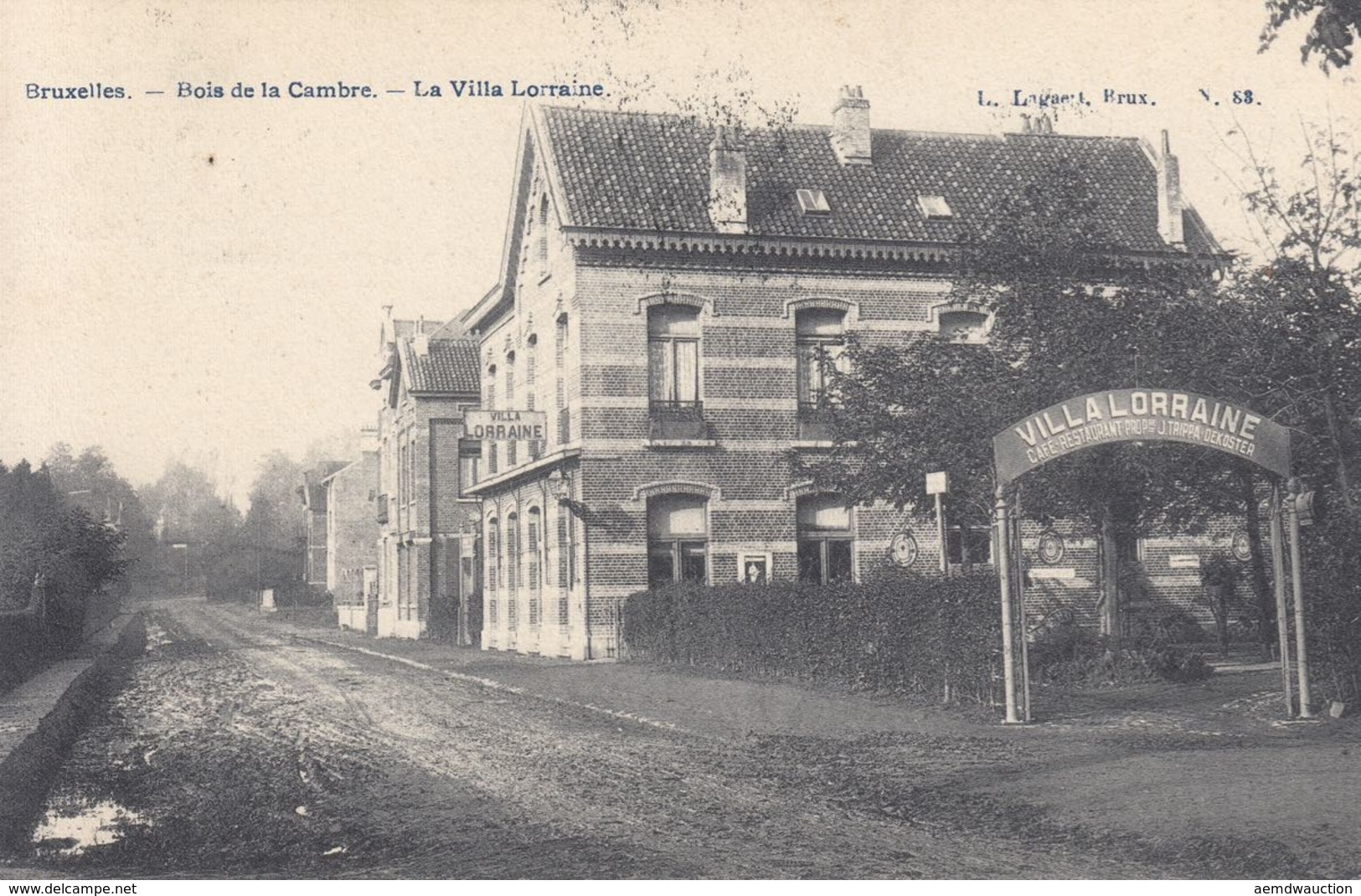 BRUXELLES. De La Porte Louise Au Bois De La Cambre. Env - Sonstige & Ohne Zuordnung