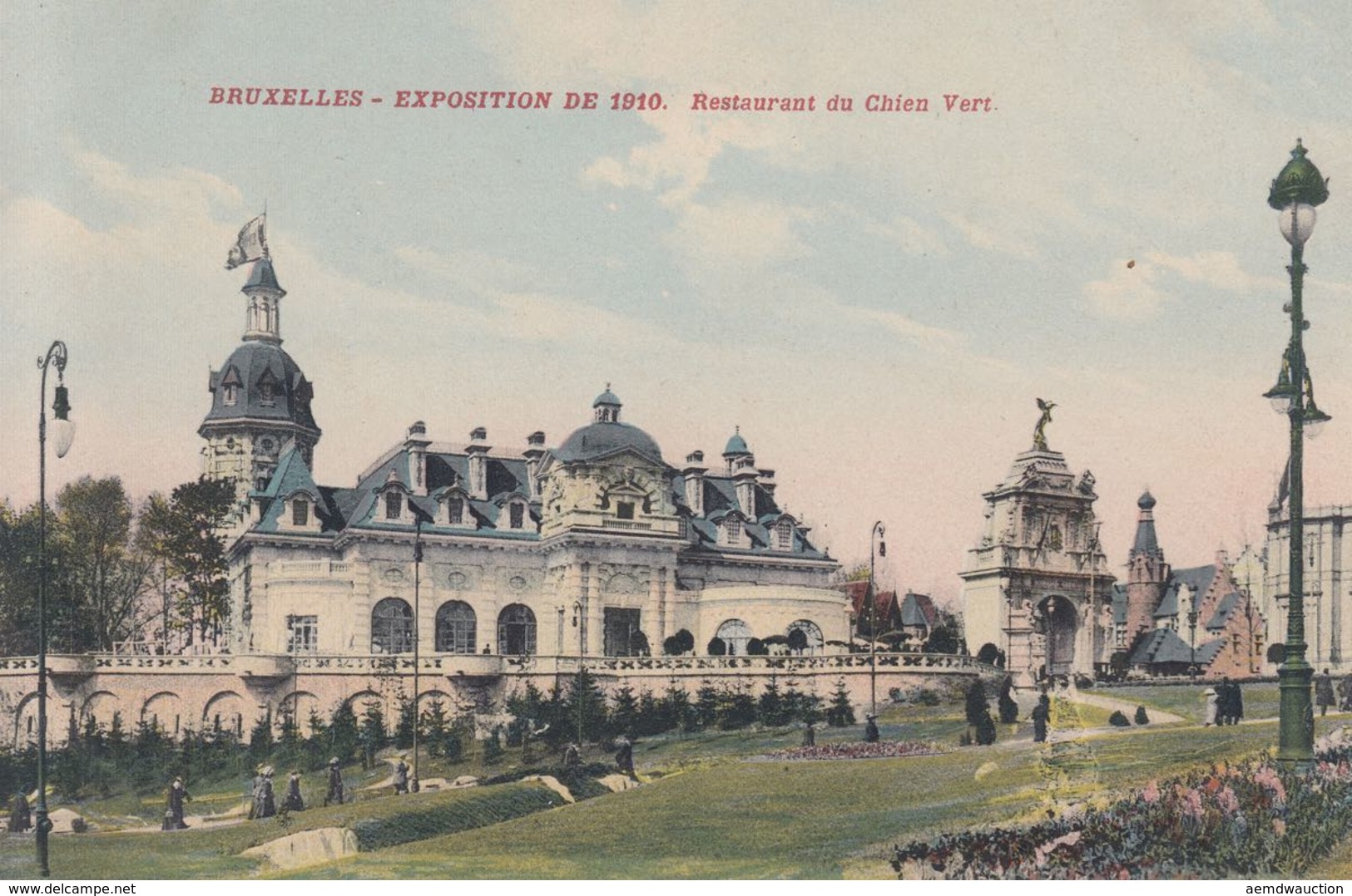 EXPOSITION UNIVERSELLE: Bruxelles 1910. Environ 210 Car - Autres & Non Classés