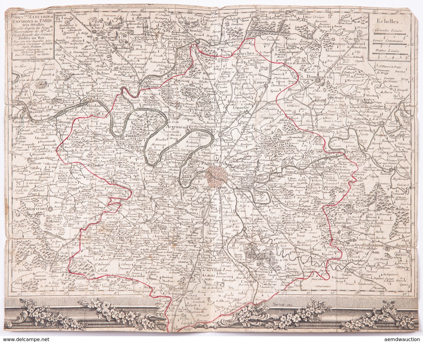 [FRANCE] Louis-Charles DESNOS - [Nouvel Atlas De La Gén - Topographical Maps