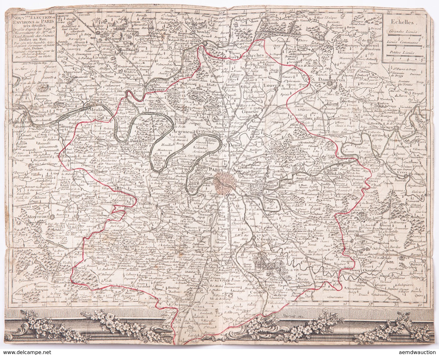 [FRANCE] Louis-Charles DESNOS - [Nouvel Atlas De La Gén - Mapas Topográficas