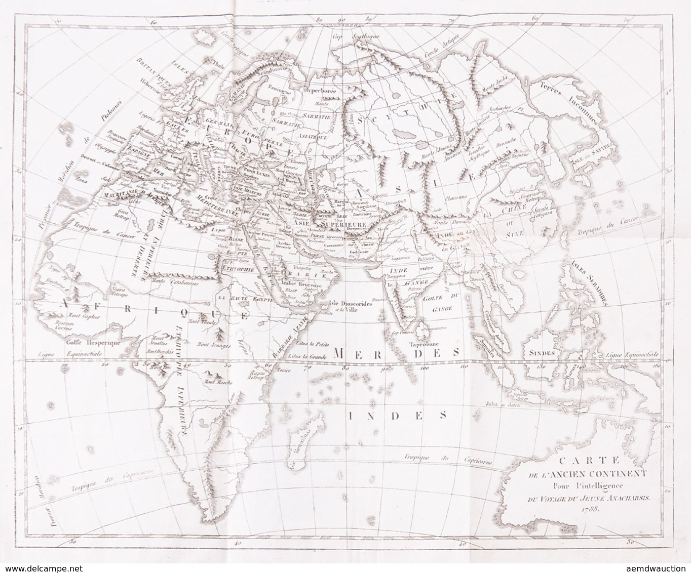 [GRÈCE] [Abbé BARTHÉLEMY ]- Recueil De Cartes Géographi - Topographical Maps