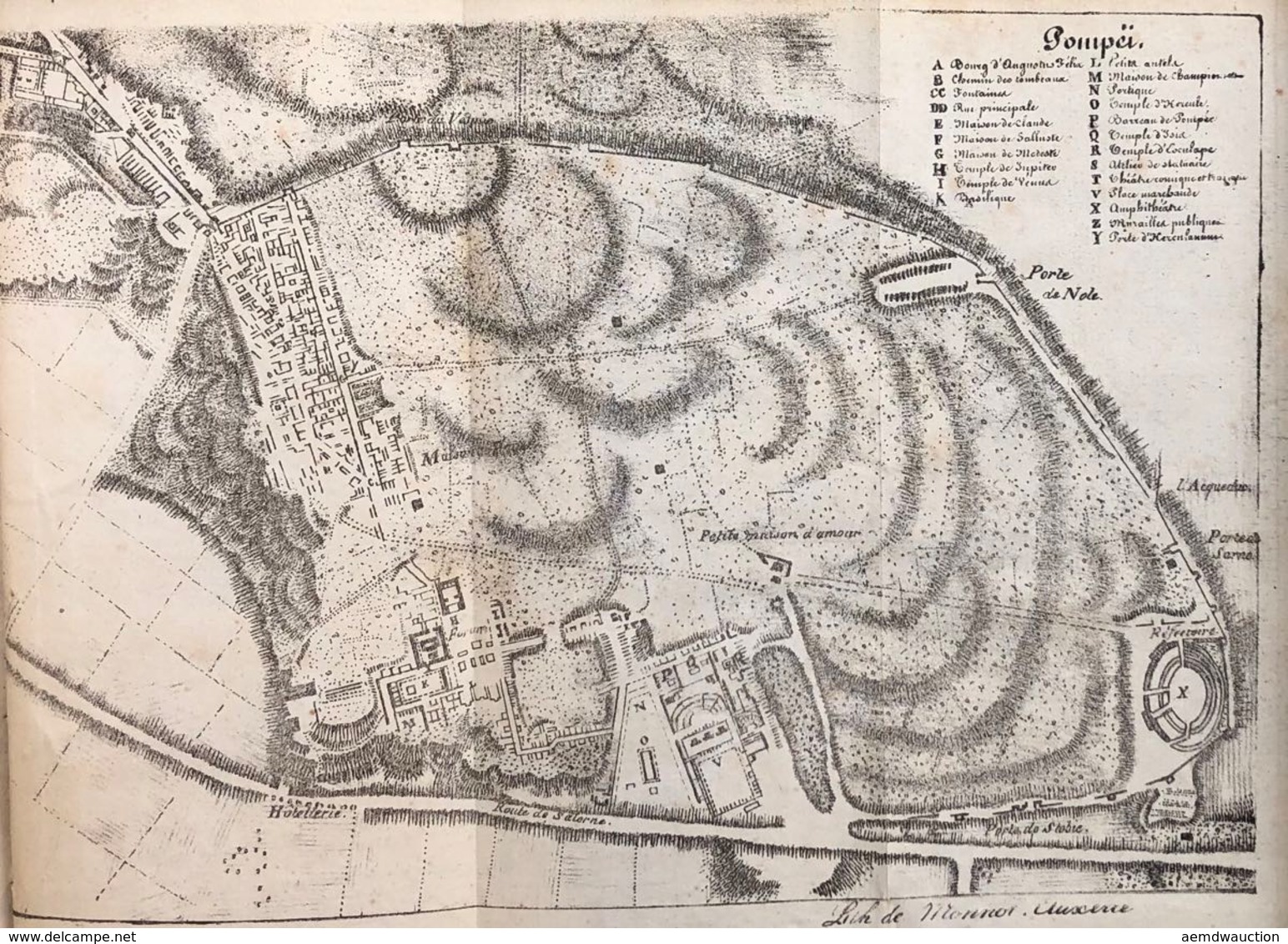 [ITALIE] POMPEI. - Mapas Topográficas