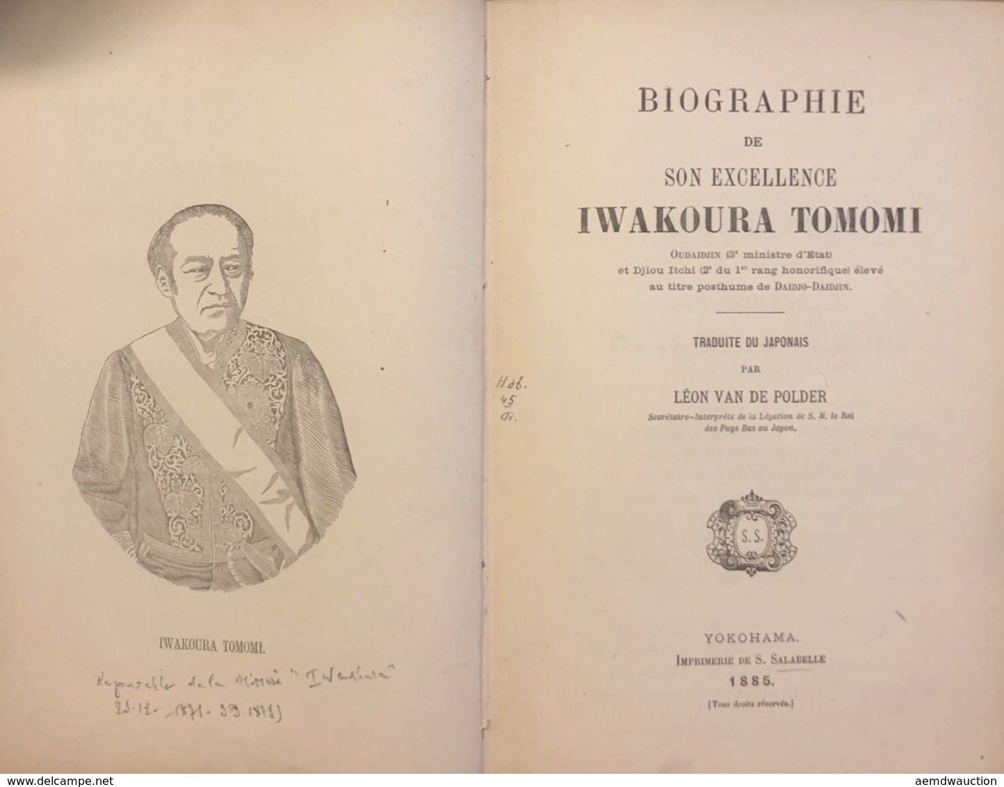 [JAPON] Léon VAN De POLDER, Traduction Par - Biographie - Sin Clasificación