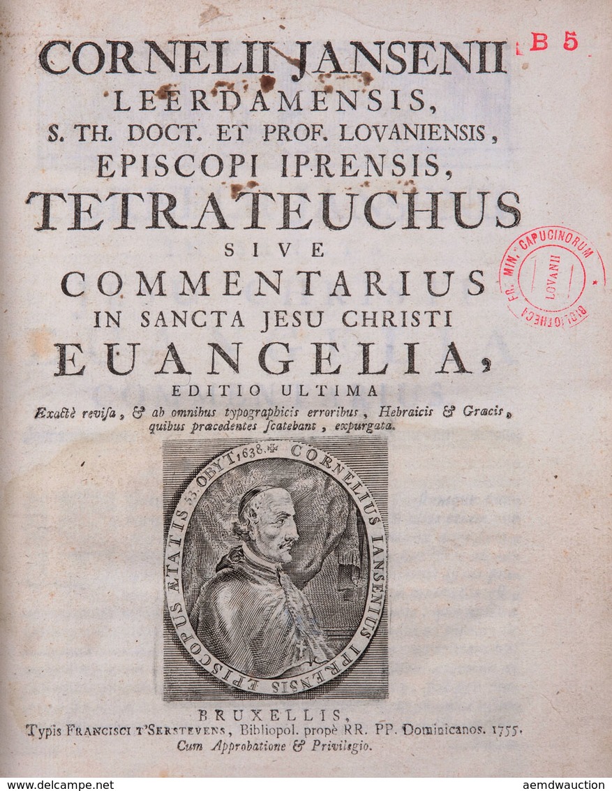Cornelius JANSENIUS - Tetrateuchus, Sive Commentarius I - Other & Unclassified