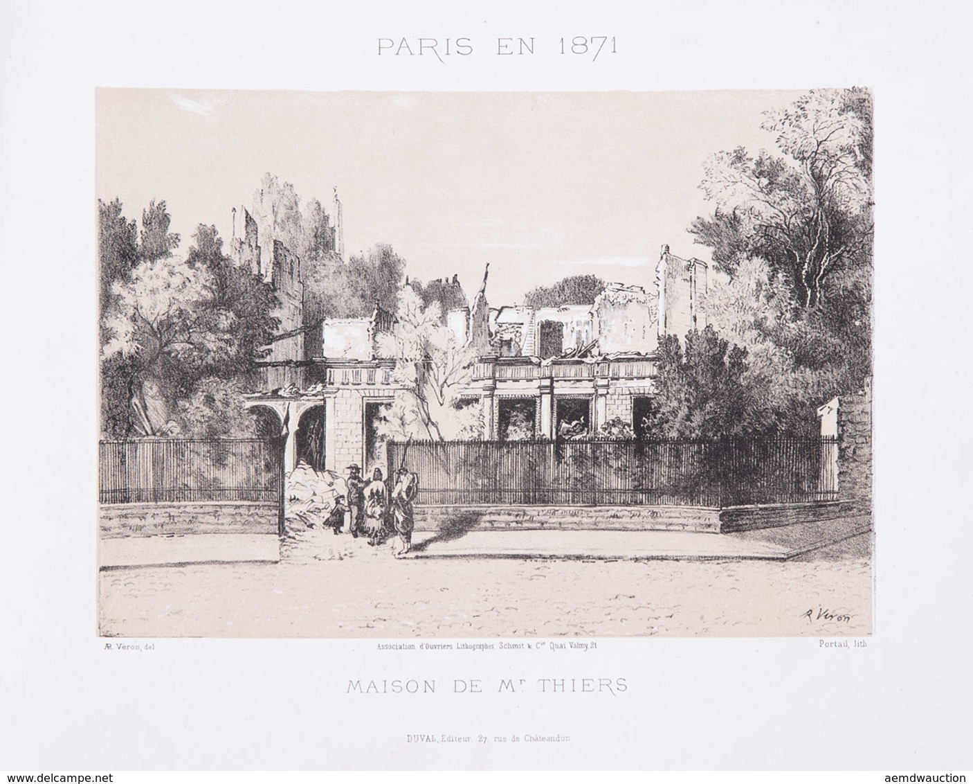 Alexandre-René VÉRON - Paris En 1871. - Other & Unclassified