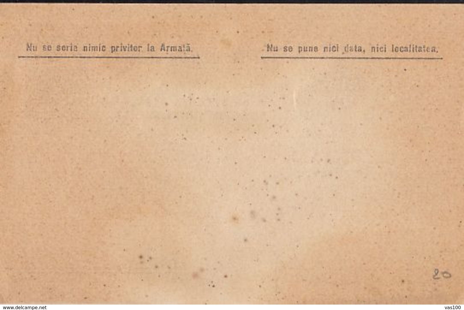 WW1 LETTER, MILITARY CENSORED, KING FERDINAND PC STATIONERY, ENTIER POSTAL, ROMANIA - 1. Weltkrieg (Briefe)