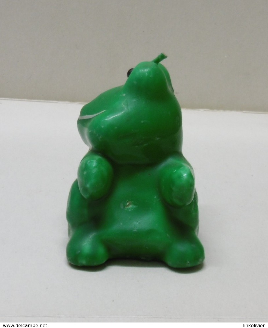 BOUGIE GRENOUILLE Assise - Bibelot Animaux Grenouilles - Animales