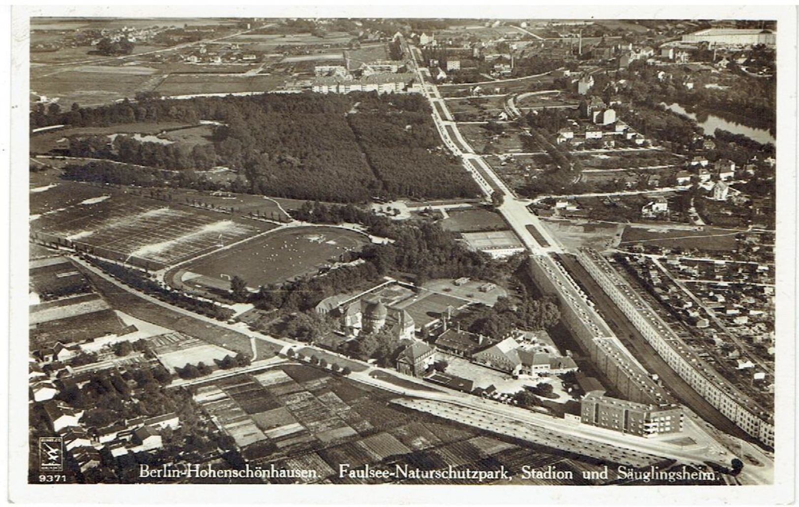 Berlin-Hohenschönhausen - FaulseeNaturschutzpark - Stadion Und Säuglingsheim - Hohenschönhausen