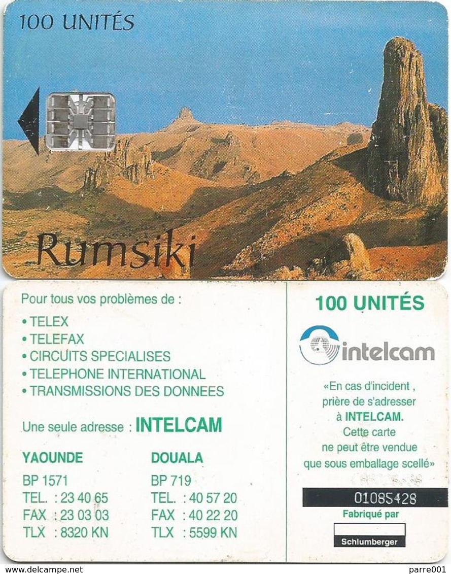 Cameroon Cameroun 100 UT CAM-37 INTELCAM Rumsiki Mountains Schlumberger Phonecard - Cameroon