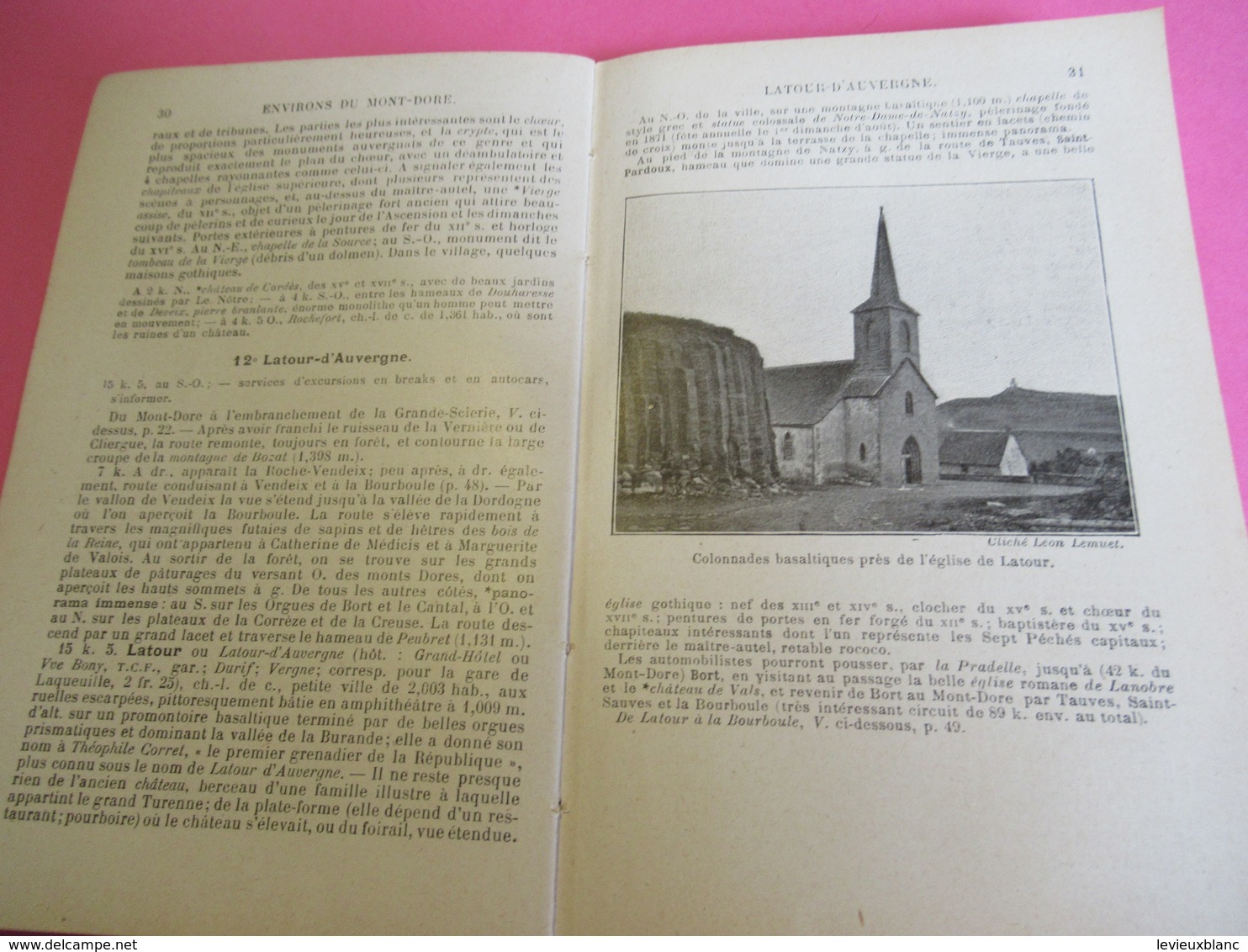 GuidesDiamant/ Le-MONT-DORE La- BOURBOULE SAINT-NECTAIRE/Hachette Et Cie/1918        PGC269 - Strassenkarten