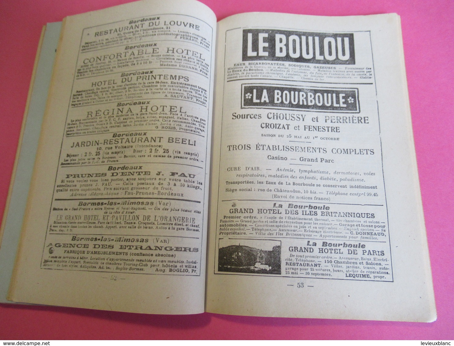 GuidesDiamant/ Le-MONT-DORE La- BOURBOULE SAINT-NECTAIRE/Hachette et Cie/1918        PGC269