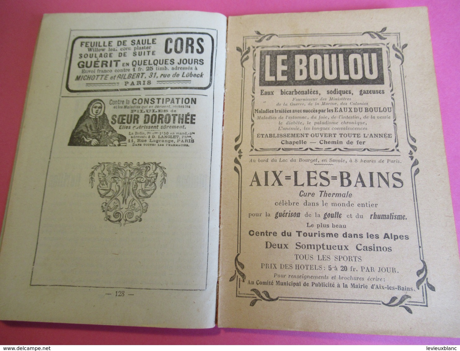 GuidesDiamant/ Le-MONT-DORE La- BOURBOULE SAINT-NECTAIRE/Hachette et Cie/1918        PGC269