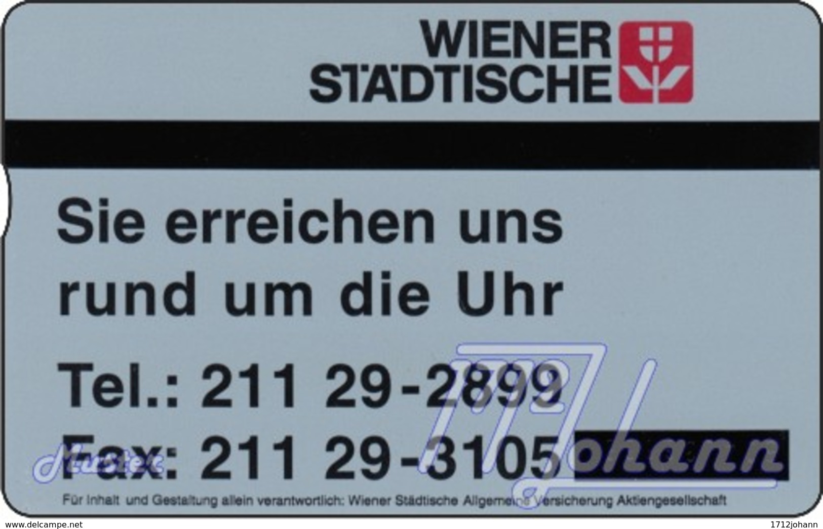 TWK Österreich Privat: "Wr. Städtische - Alterseigenvors." Gebr. - Oesterreich