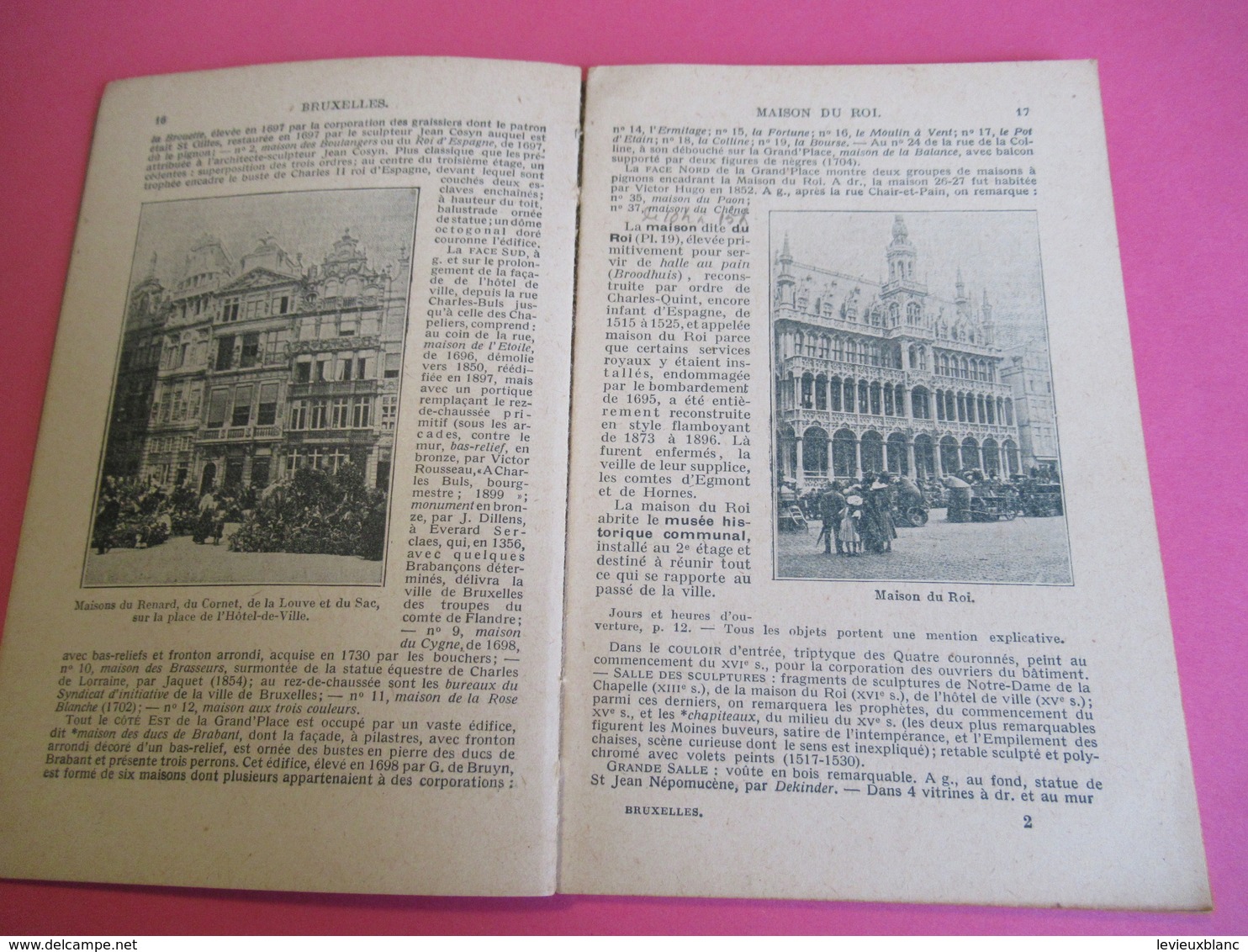 Les Guides Bleus Illustrés/BRUXELLES/Librairie Hachette Et Cie/1931       PGC271 - Strassenkarten