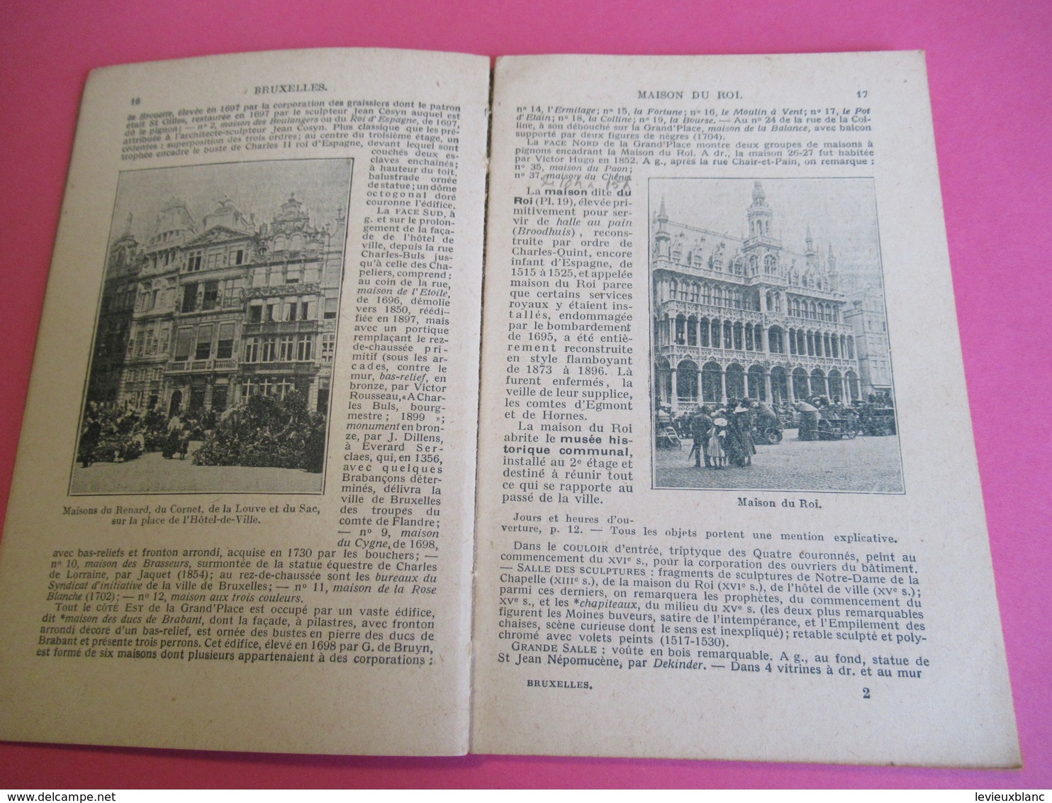 Les Guides Bleus Illustrés/BRUXELLES/Librairie Hachette Et Cie/1931       PGC271 - Cartes Routières