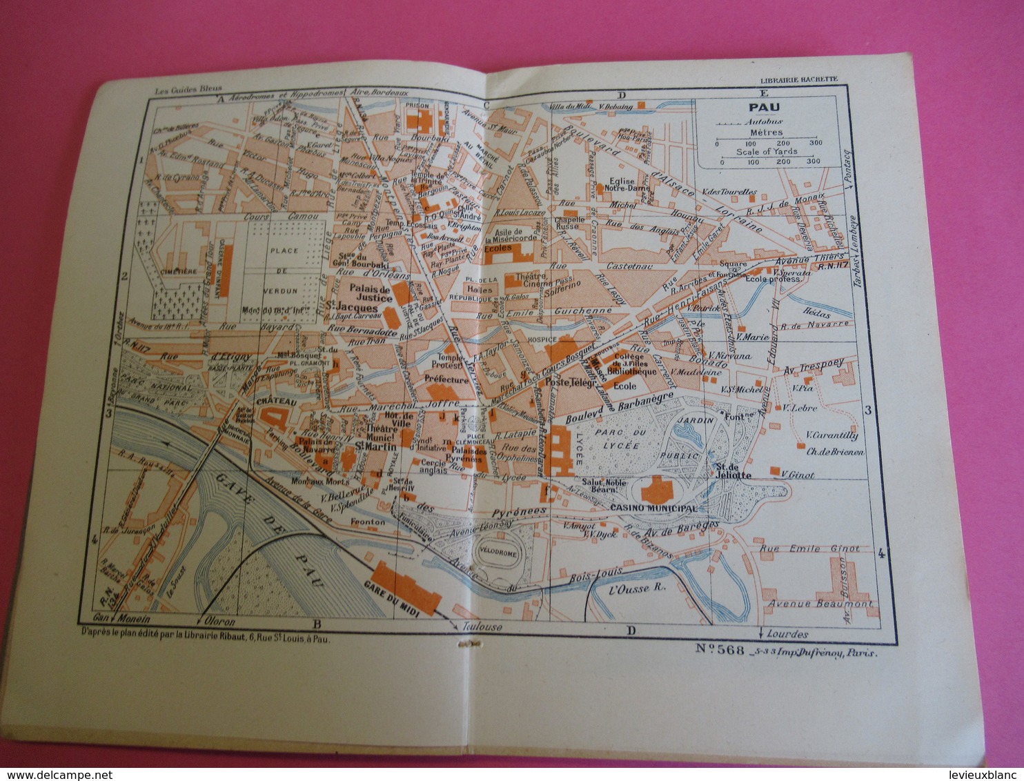 Les Guides Bleus Illustrés/PAU Eaux-Bonnes Eaux-Chaudes/Librairie Hachette Et Cie/1934       PGC272 - Strassenkarten