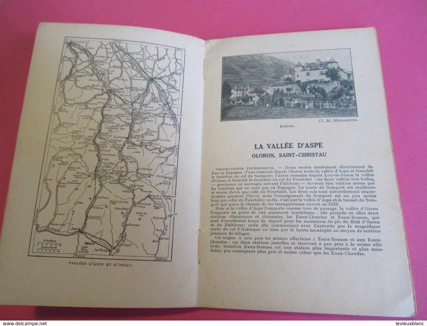 Les Guides Bleus Illustrés/PAU Eaux-Bonnes Eaux-Chaudes/Librairie Hachette Et Cie/1934       PGC272 - Cartes Routières